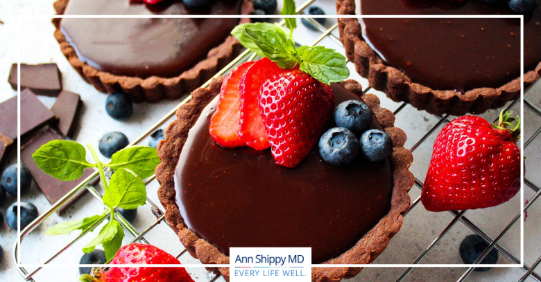 Mini Paleo Chocolate Tarts - Ann Shippy MD